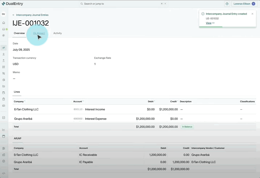 DualEntry General Ledger AI features